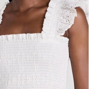 Ellie Nap Dress - White Eyelet